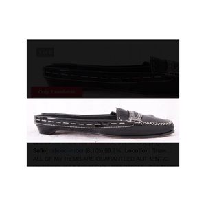 Cole Haan Moc Toe Stitched Penny Mules D18611